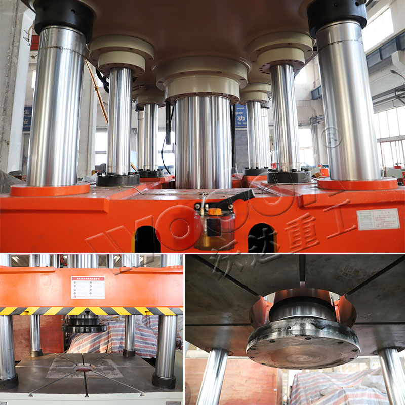 315噸封頭拉伸成型液壓機(jī)細(xì)節(jié)